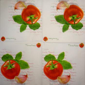 166 Gemüse - 3-lagig -  - ppd - Bistro 33x33 cm